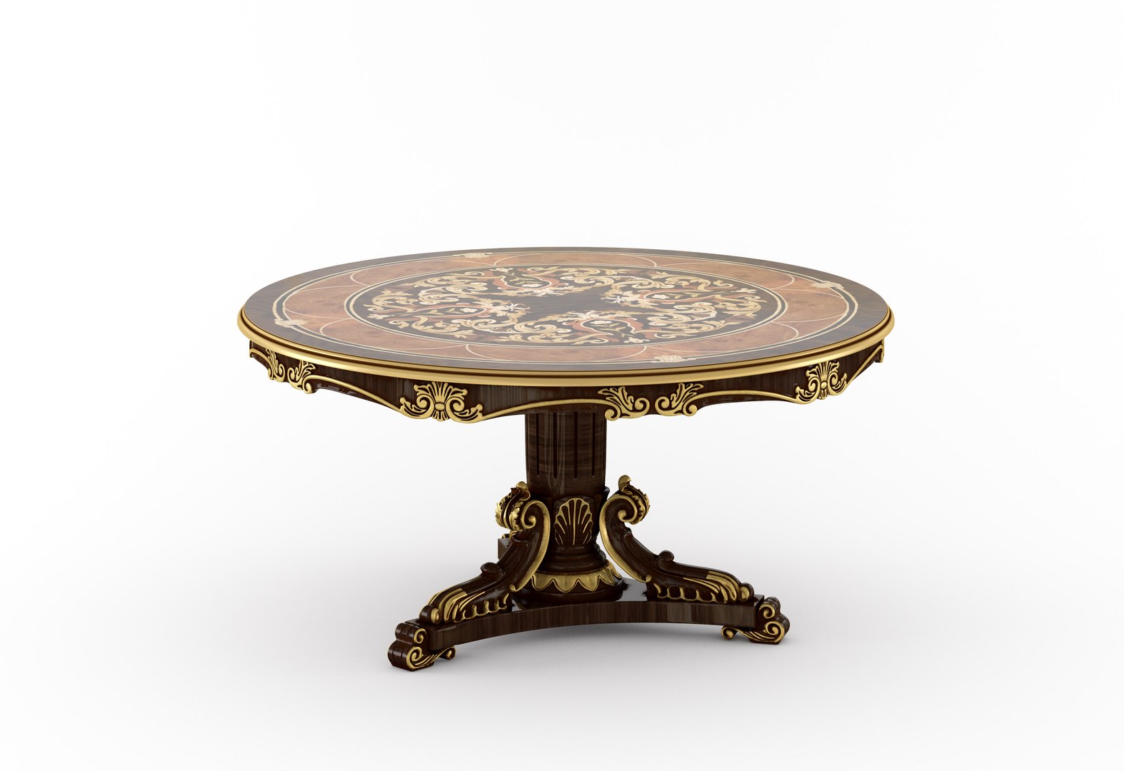 3D 12142 Round Table Model - TurboSquid 1849063