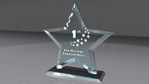 award glass obj
