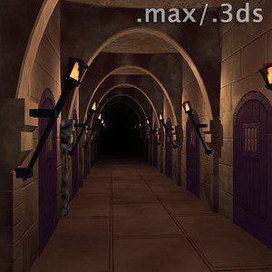 medieval dungeon 3d model
