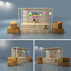 3D welcome desk