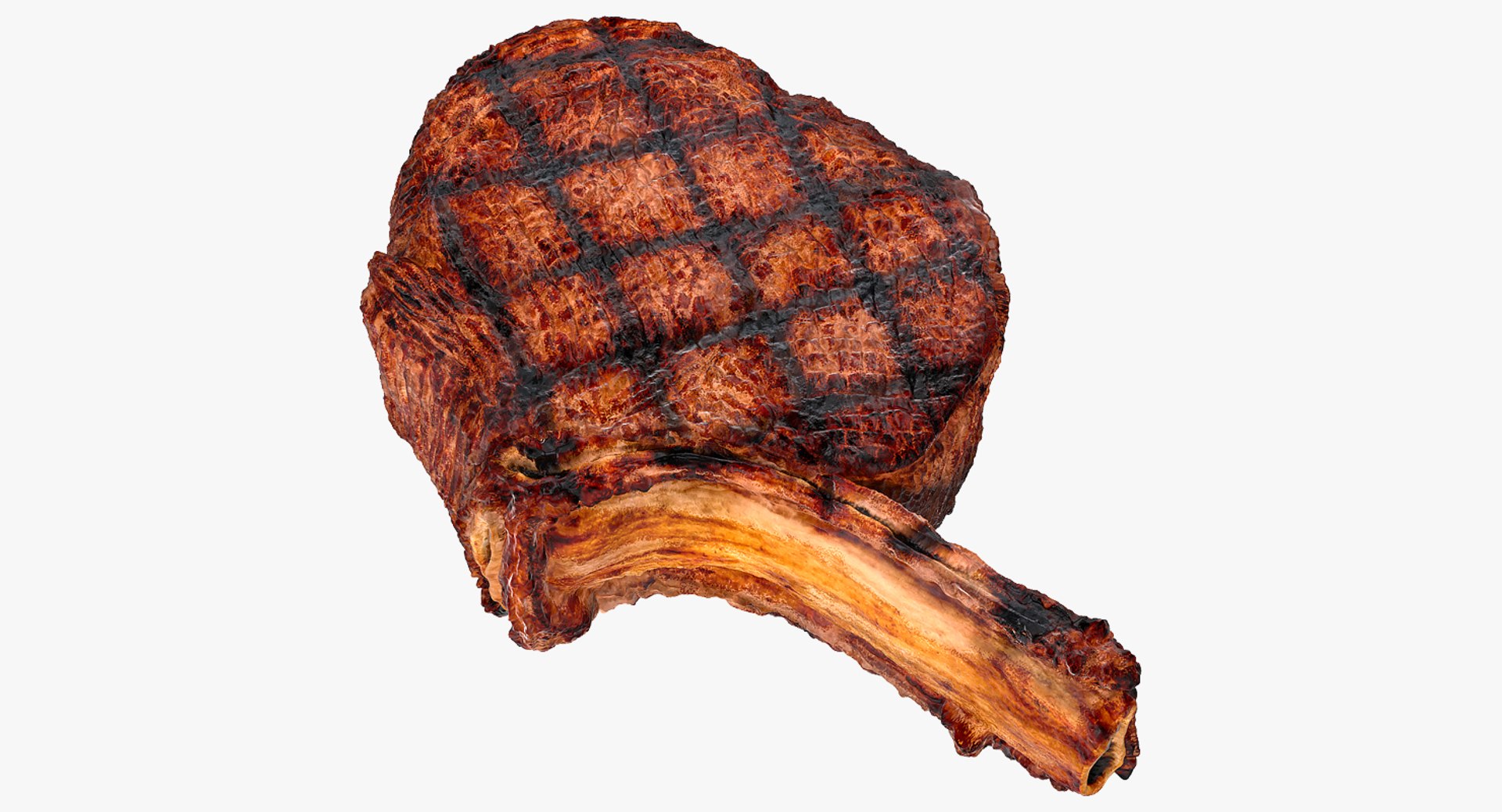 Grilled Rump Steak 3D model preview
