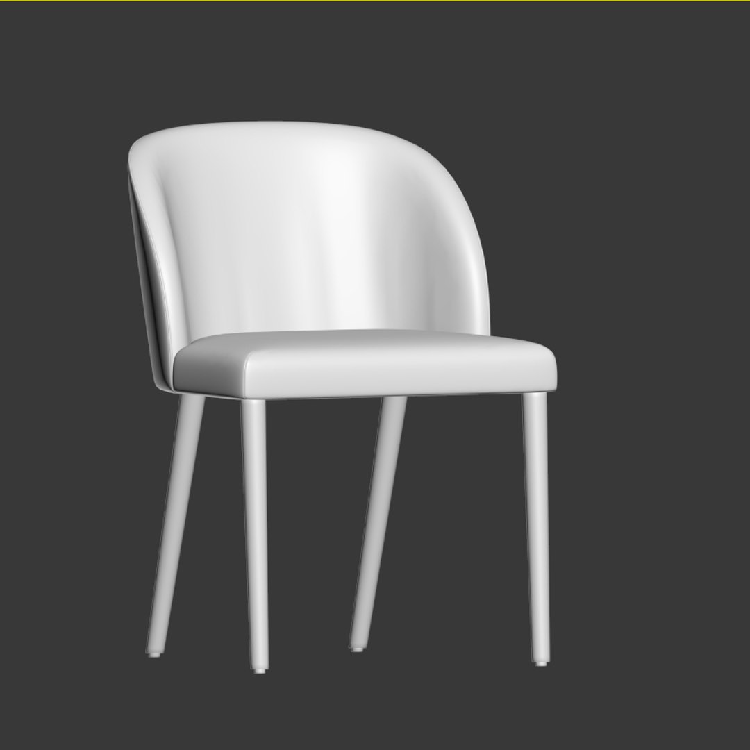 Camille chair 3D model - TurboSquid 1603538