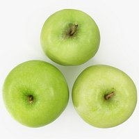 Apple Granny Smith 02- 04 Hi Poly Version