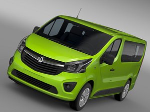 vauxhall vivaro ecoflex 2015 3d model