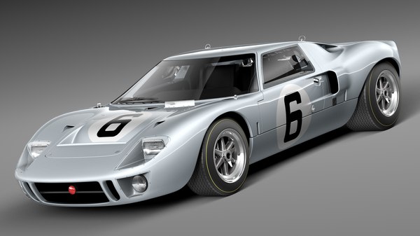 【在庫僅少】 フォードGT40 1963-19693Dモデル - TurboSquid 585803 ミニカー