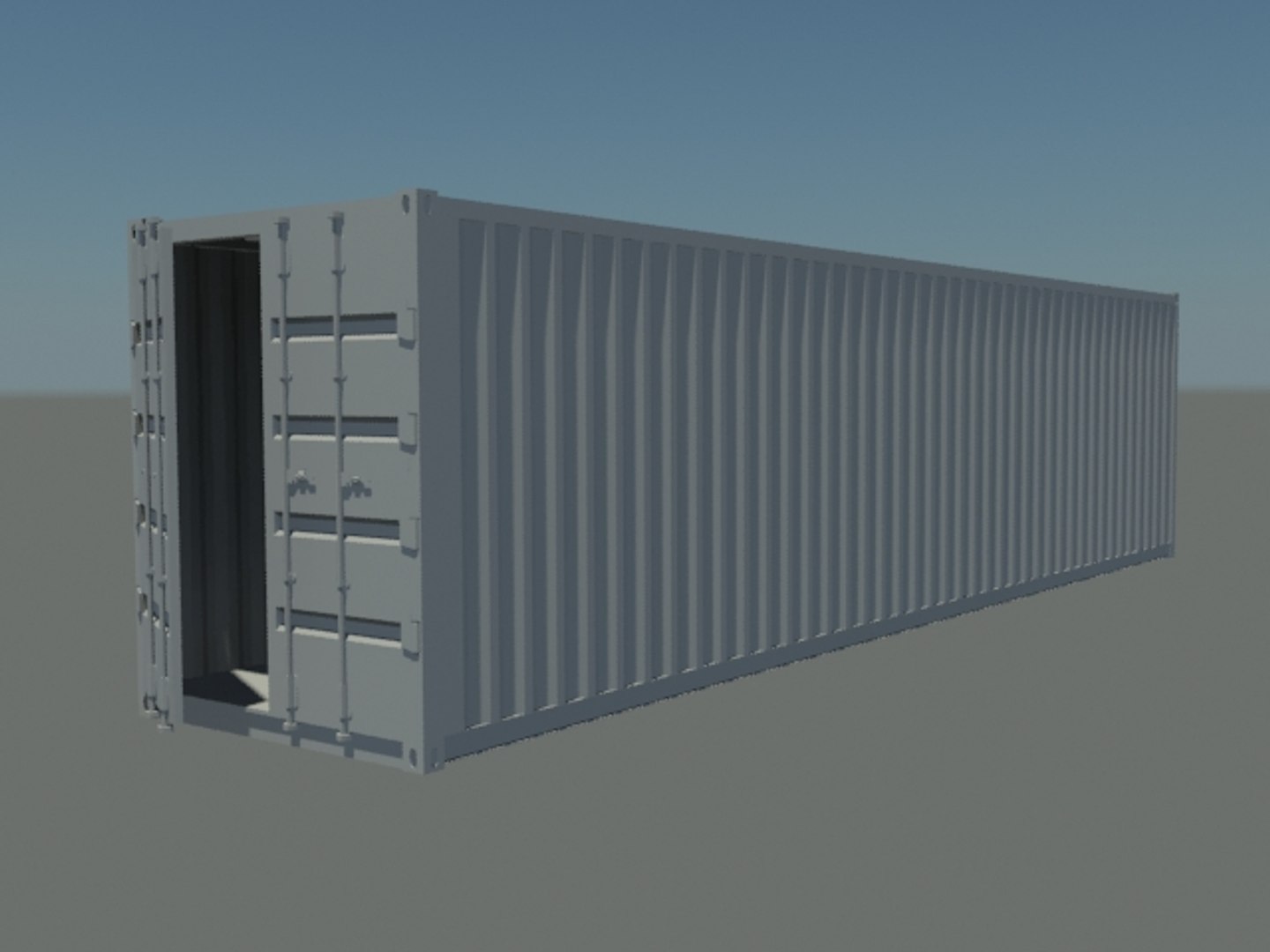 Shipping Container 3d Obj