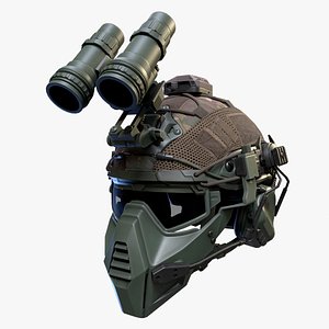 3D Tactical Helmet model