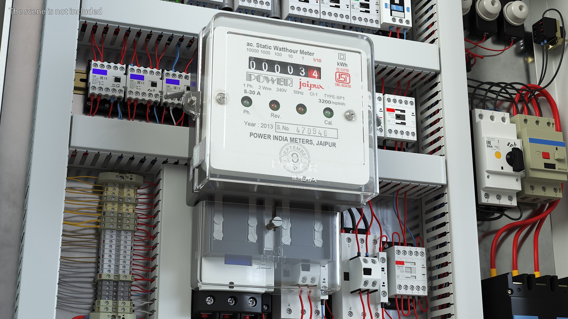 3D Model Jaipur Electricity Meter TurboSquid 2070413
