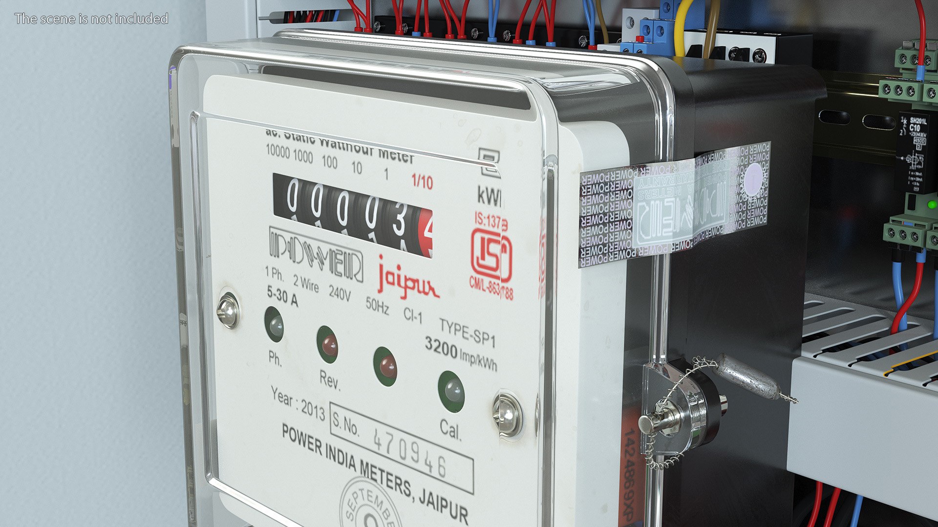 3D Model Jaipur Electricity Meter TurboSquid 2070413