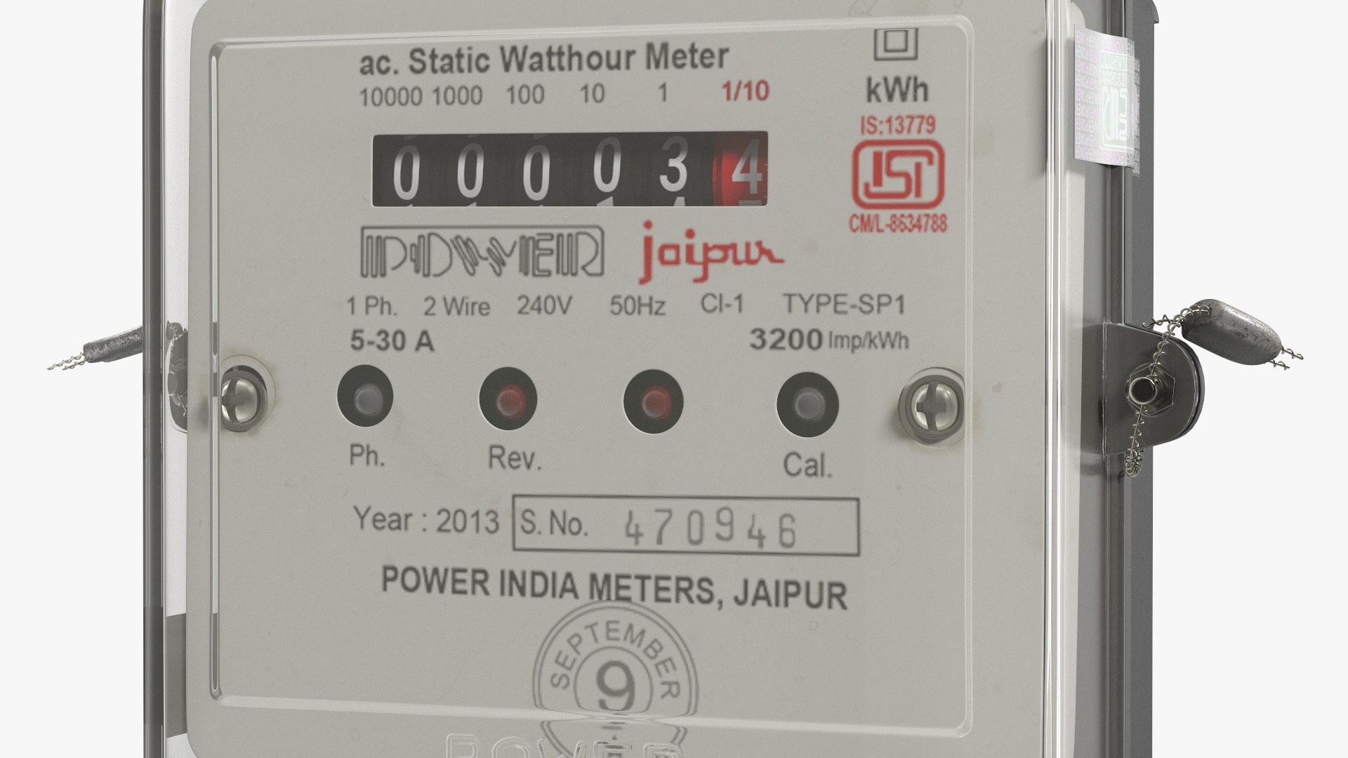 3D Model Jaipur Electricity Meter TurboSquid 2070413