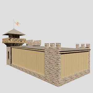 Shooting gallery crossbow 3D model