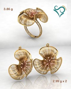 3D engaged jewelry