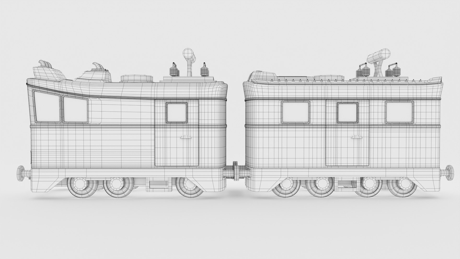 3D Toy Train Locomotive 01 Model - TurboSquid 2144524