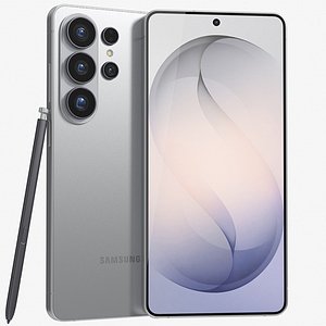 Samsung Galaxy S26 Ultra Silver Shadow 3D