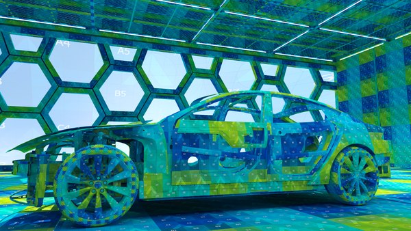 Tesla Model S Frame and Chassis in the interior3Dモデル - TurboSquid 1964384