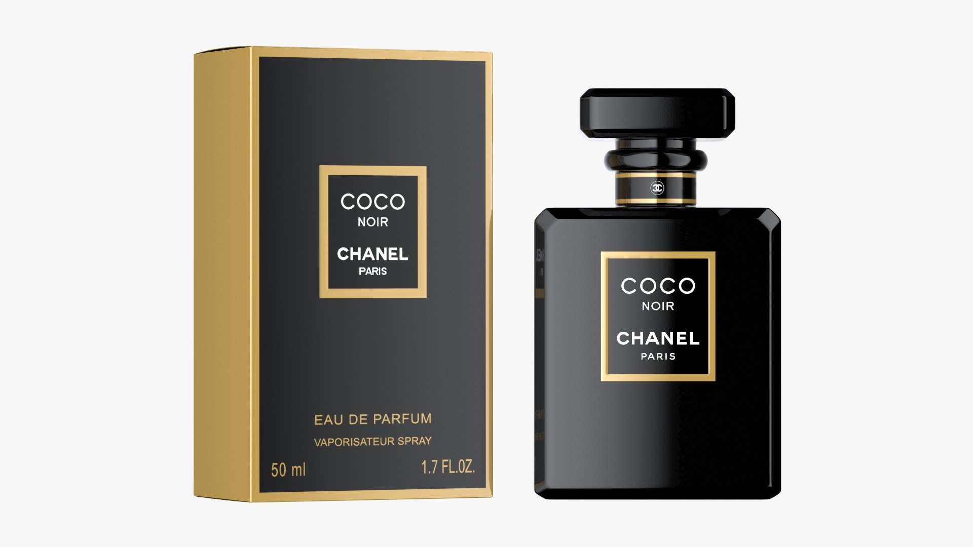 nul Furnace Subjektiv 3D Chanel Coco Noir Perfume With Box - TurboSquid 1876689