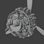 Airplane Radial Engine with Propeller