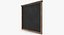 3d menu chalkboard wall - model