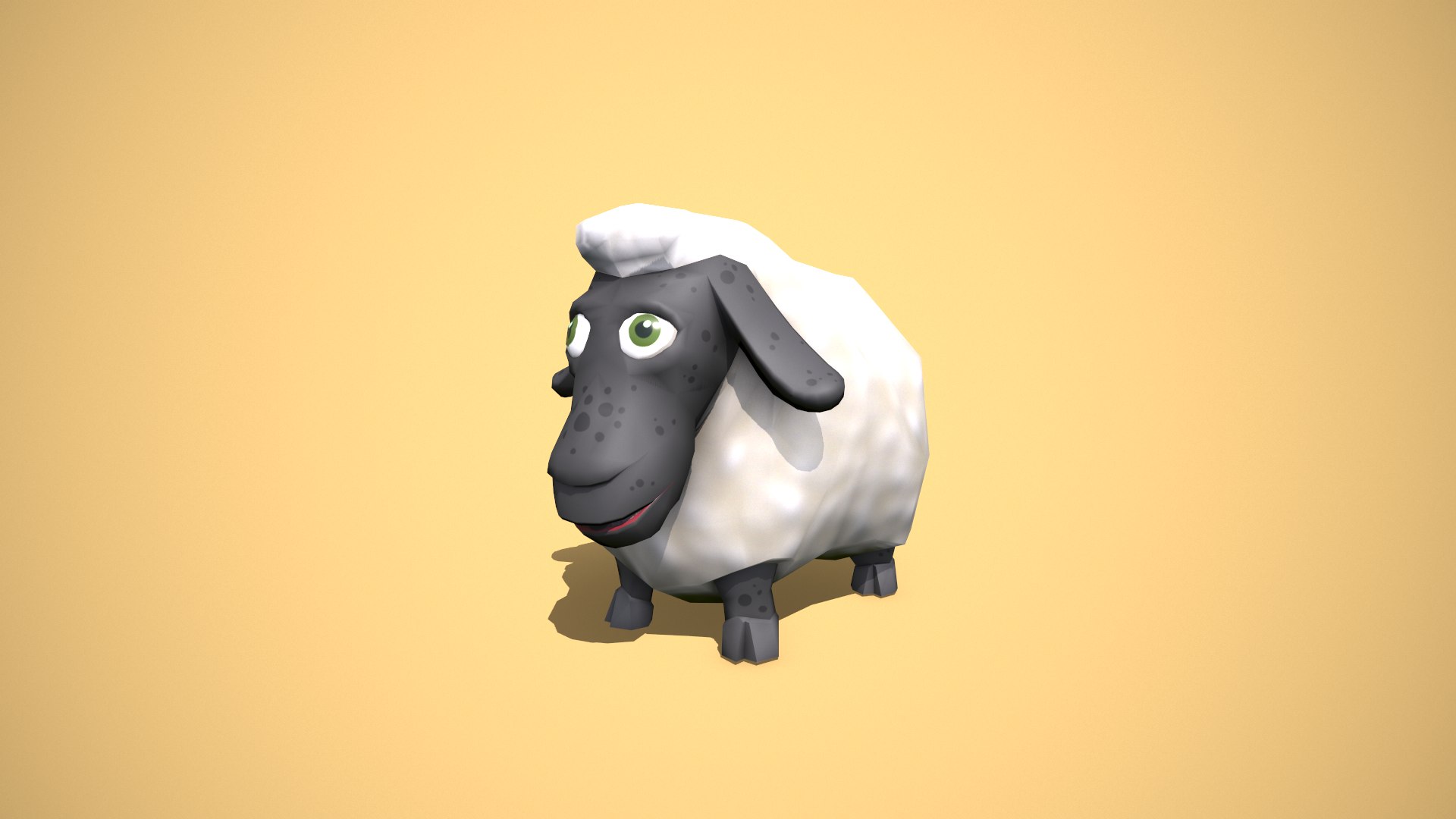 3D CartoonSheep Model - TurboSquid 2036517