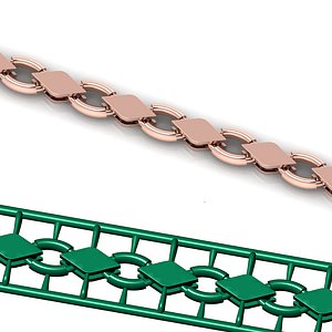 TOP PERMIUM CHAIN LINK JEWELRY FOR ALL CAM 3D model