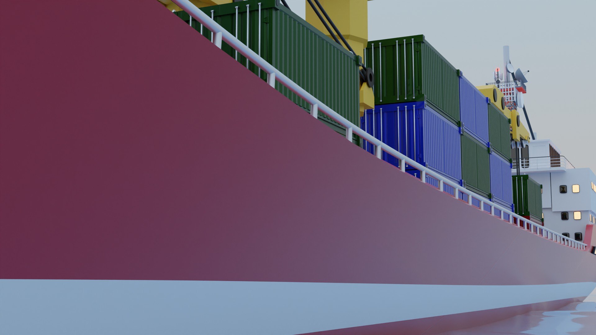 3D model Cargo ship 3D model - TurboSquid 1832994