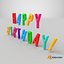 Happy Birthday Colorful Decoration Balloons