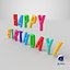 Happy Birthday Colorful Decoration Balloons
