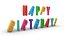 Happy Birthday Colorful Decoration Balloons