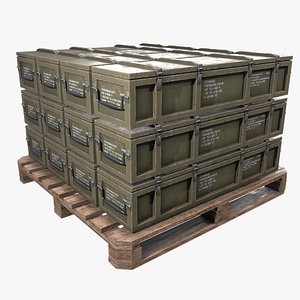 Military Cargo Case model