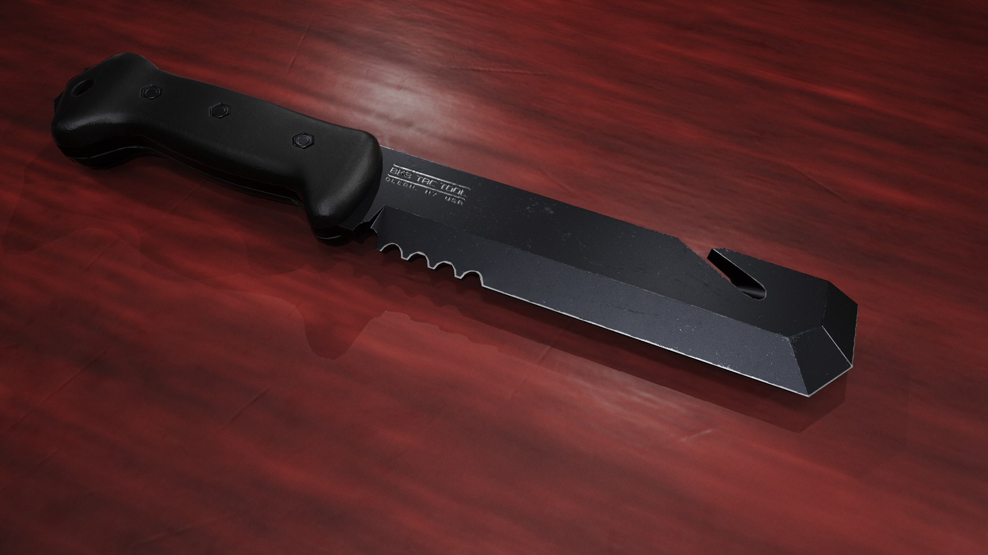 3D tac tool knife model TurboSquid 1201163