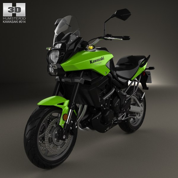 Kawasaki Versys 2014 Model 3D TurboSquid 1235316
