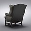 Pottery Barn - Thatcher Leather Wingback Chair  Pottery Barn