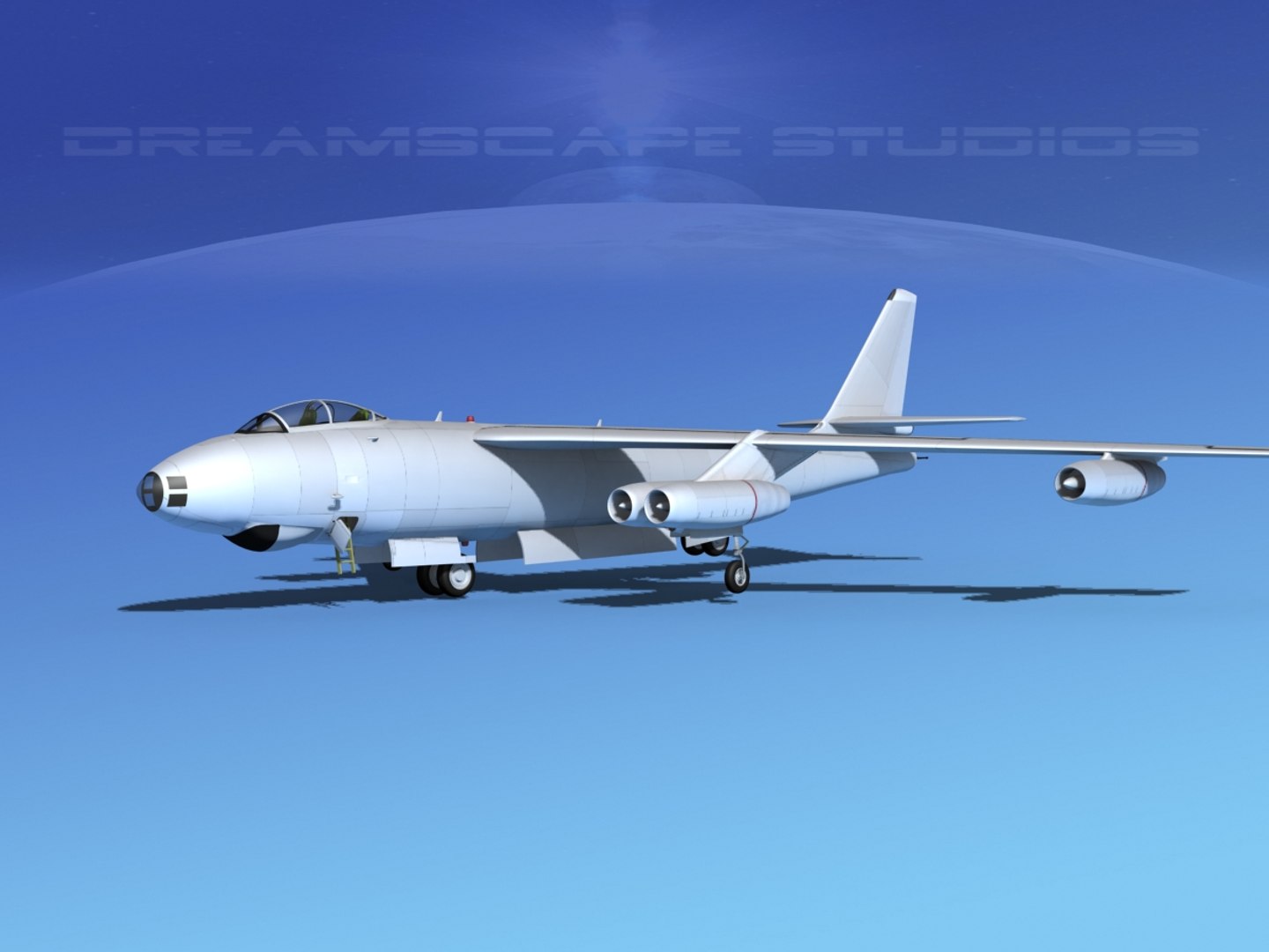 3d Stratojet Boeing B-47 Bomber