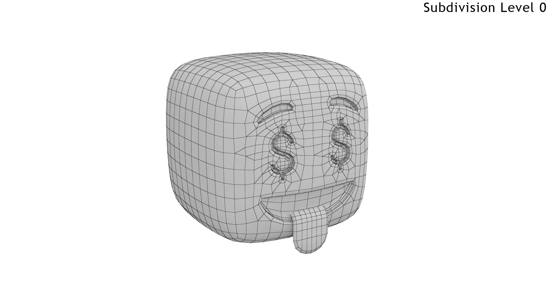 3D Smiley Face Emoji 39 Model - TurboSquid 2088095
