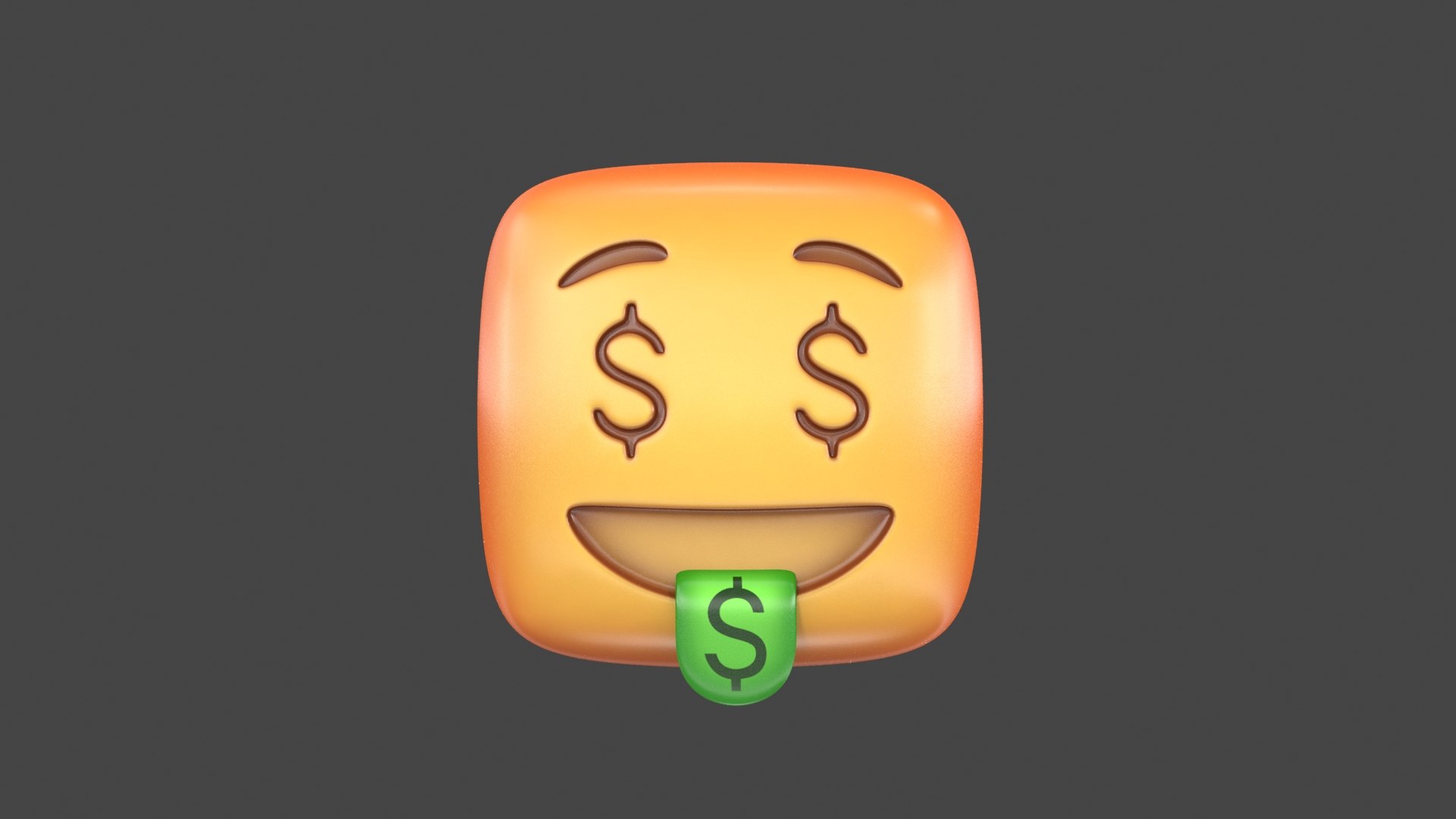 3D Smiley Face Emoji 39 model - TurboSquid 2088095