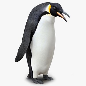 emperor penguin pose 3 3d max