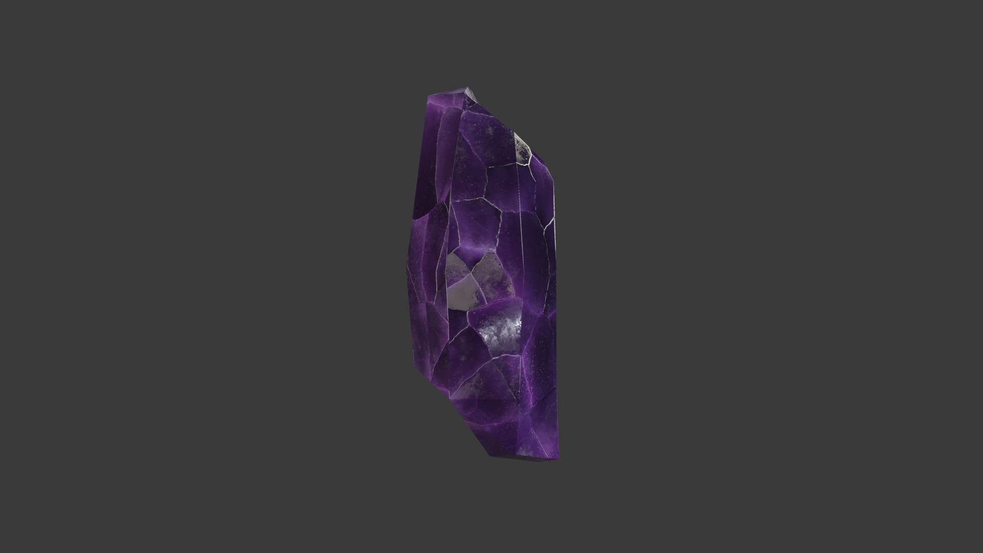 3D Model Stylized Purple Magic Crystal - TurboSquid 2146276