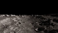 Photorealistic Moon Surface