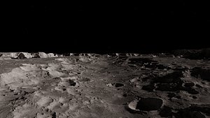 Photorealistic Moon Surface