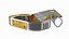 3D Open Empty Rectangular Sardine Can model