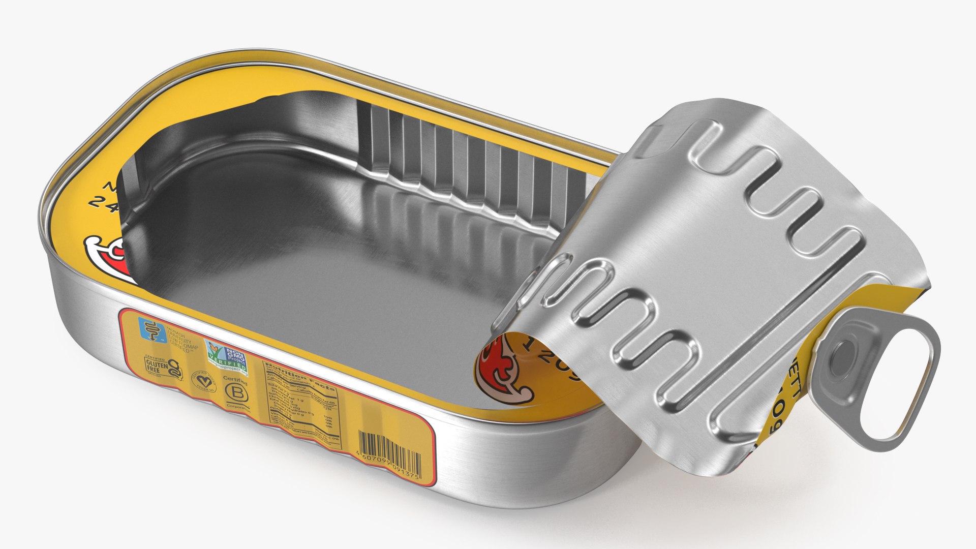 3D Open Empty Rectangular Sardine Can model https://p.turbosquid.com/ts-thumb/IK/yXApHE/Lo/openemptyrectangularsardinecanvray3dmodel007/jpg/1633933436/1920x1080/fit_q87/c606eb7ca64a1b17cb3537a18ee5e6e422658a77/openemptyrectangularsardinecanvray3dmodel007.jpg