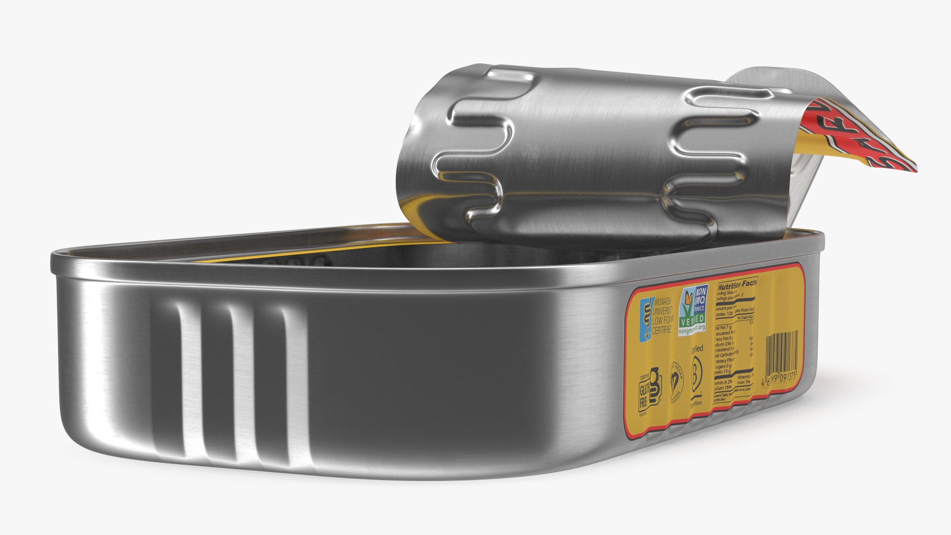 3D Open Empty Rectangular Sardine Can model https://p.turbosquid.com/ts-thumb/IK/yXApHE/PF/openemptyrectangularsardinecanvray3dmodel009/jpg/1633933442/1920x1080/fit_q87/90ea977f460d3f8d1d445d111f25342843717dbf/openemptyrectangularsardinecanvray3dmodel009.jpg