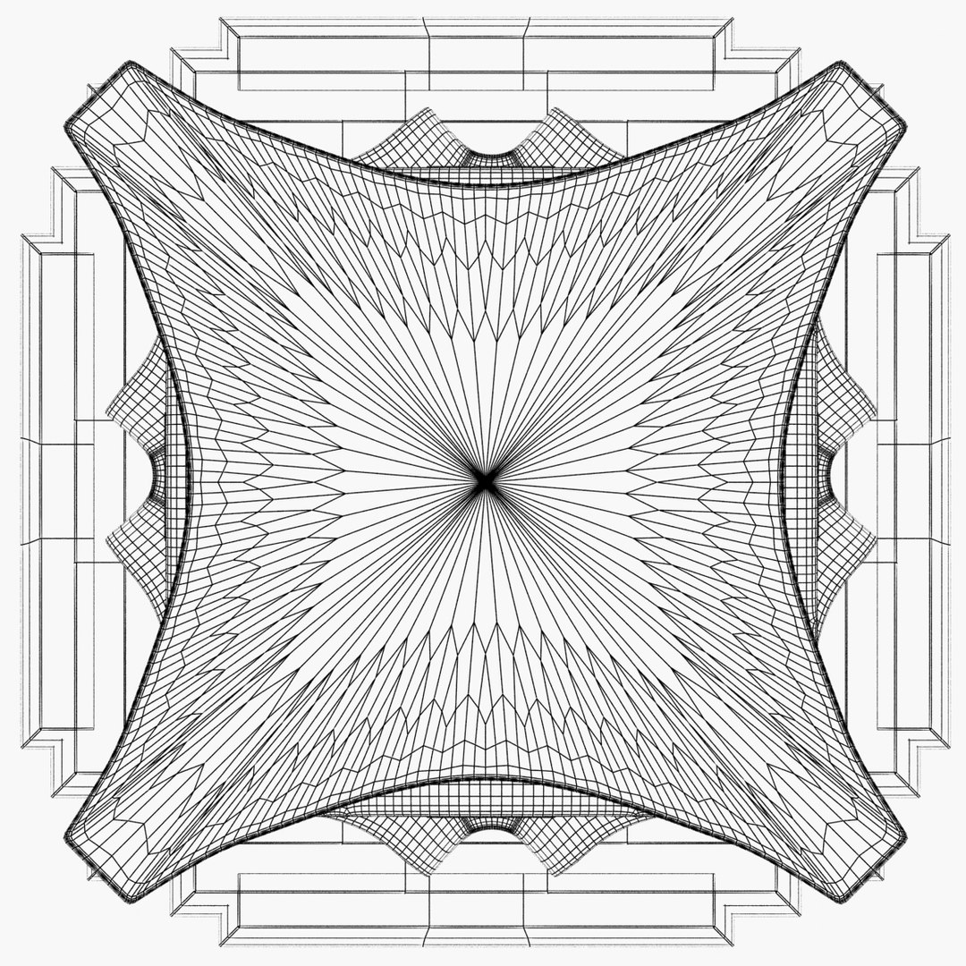 columns 7 set 3d dxf
