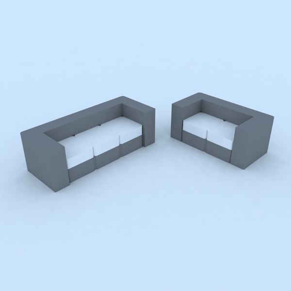 3D model sofa set 7