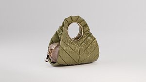 Green handbag design 3D model