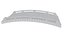 White Stone Bridge 3D Model - Chinese Flat Arch Footbridge for Garden Pond