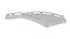 White Stone Bridge 3D Model - Chinese Flat Arch Footbridge for Garden Pond