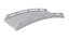White Stone Bridge 3D Model - Chinese Flat Arch Footbridge for Garden Pond