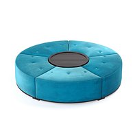 JNL Collection Quinto Footstool