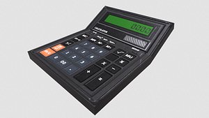 Calculator Low Poly 3D